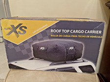 Auto XS Roof Top Cargo Carrier Bag Universal Car SUV Luggage Storage. Heavy Duty