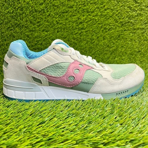 Saucony Shadow 5000 Mens Size 10.5 Gray Green Athletic Running Shoes Sneakers