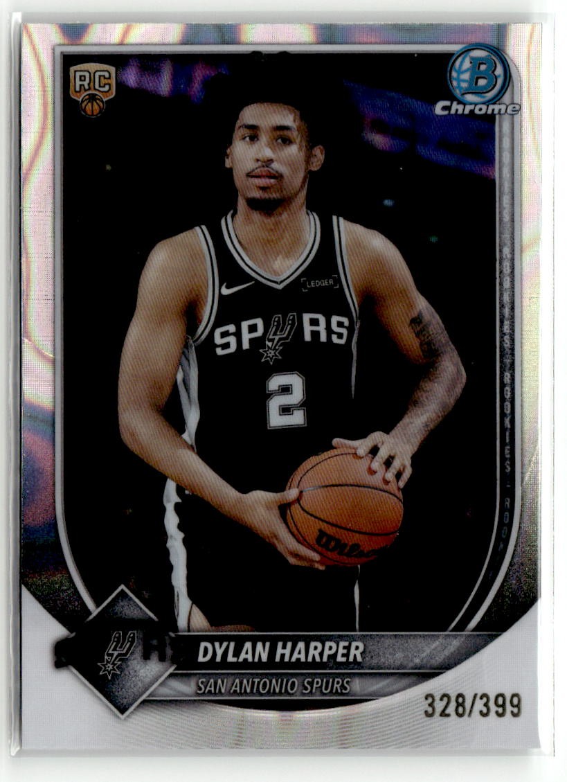 2025-26 Bowman #BCV-2 Dylan Harper Chrome Lava Refractor #/399 RC ROOKIE