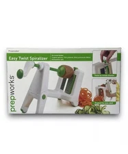 Prepworks Easy Twist Spiralizer No Loose Blades 3 Spiral Options GPC-3669