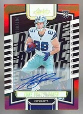 2023 Panini Absolute Luke Schoonmaker Signature Rookies Spectrum Red /100 #121