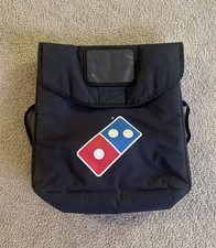 Domino's Pizza Delivery Bag Navy Blue Authentic Insulated Thermal Heat 18x20