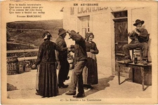 Old postcard La Bourrée - Lo Tournichaire (106122)