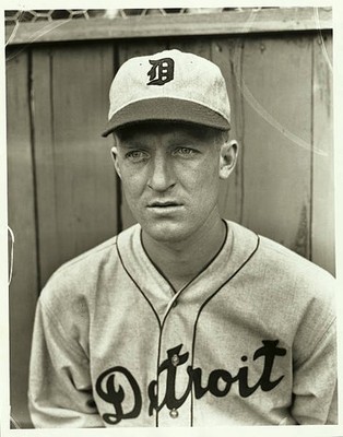 Close up of Don French young pitcher for the Detroit Tigers 1930s Old Photo