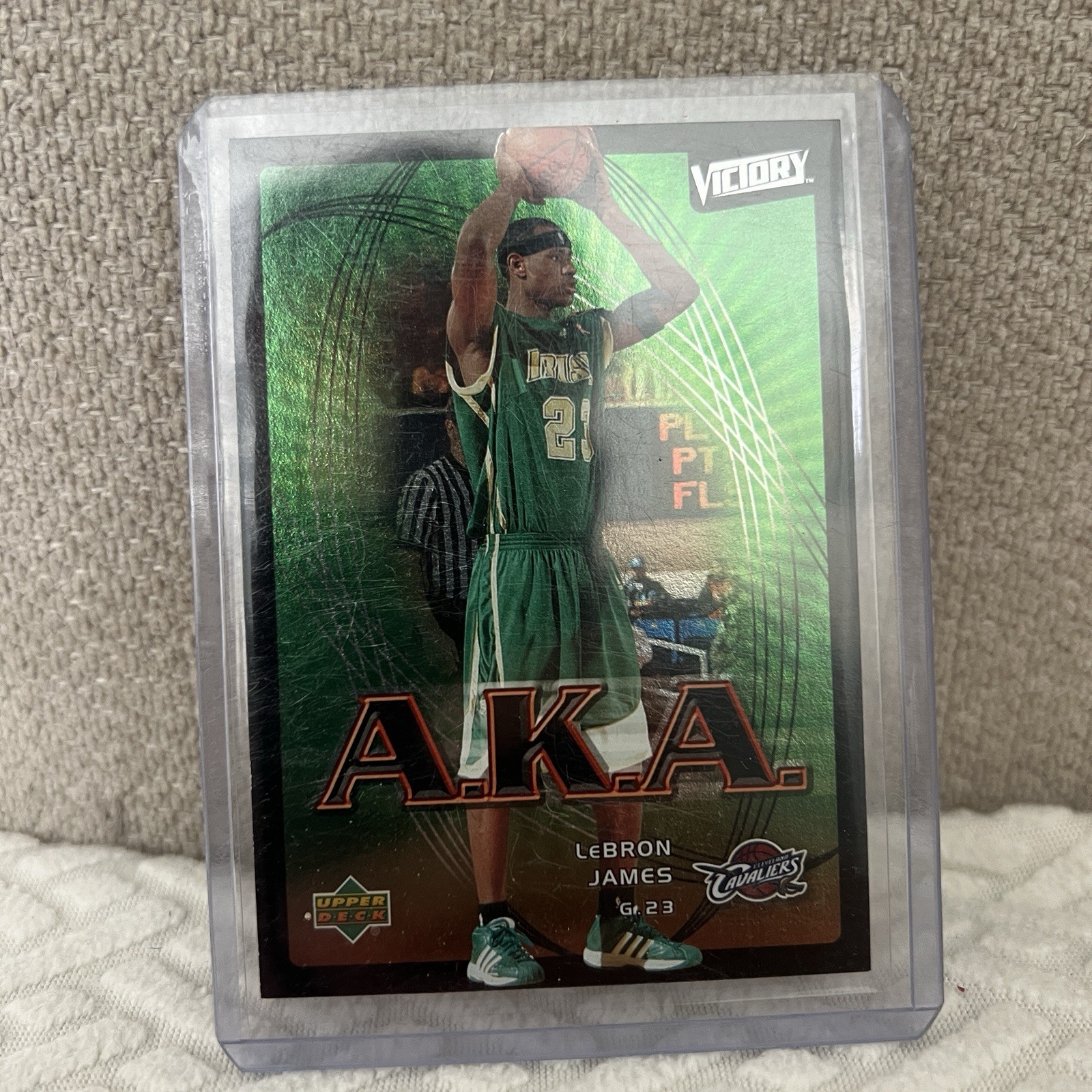 2003-04 Upper Deck Victory - A.K.A. LeBron James #206 (RC)