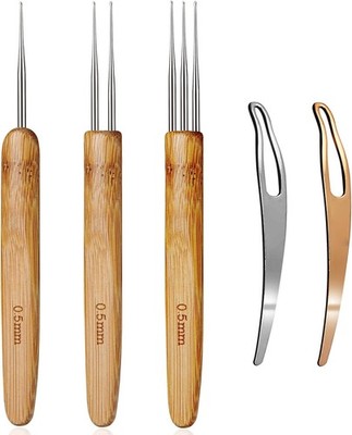 KACOLA Dreadlock Crochet Hook 0.5mm for Locs Hair