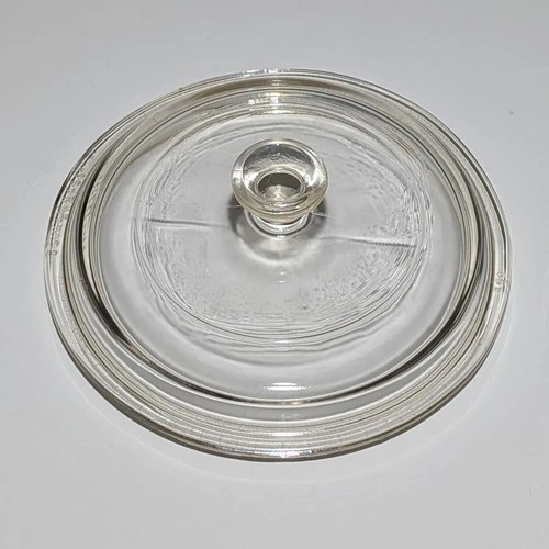 Vintage Pyrex Clear Glass 1-Pint Lid P-81-C P81C Replacement Lid for Saucepan