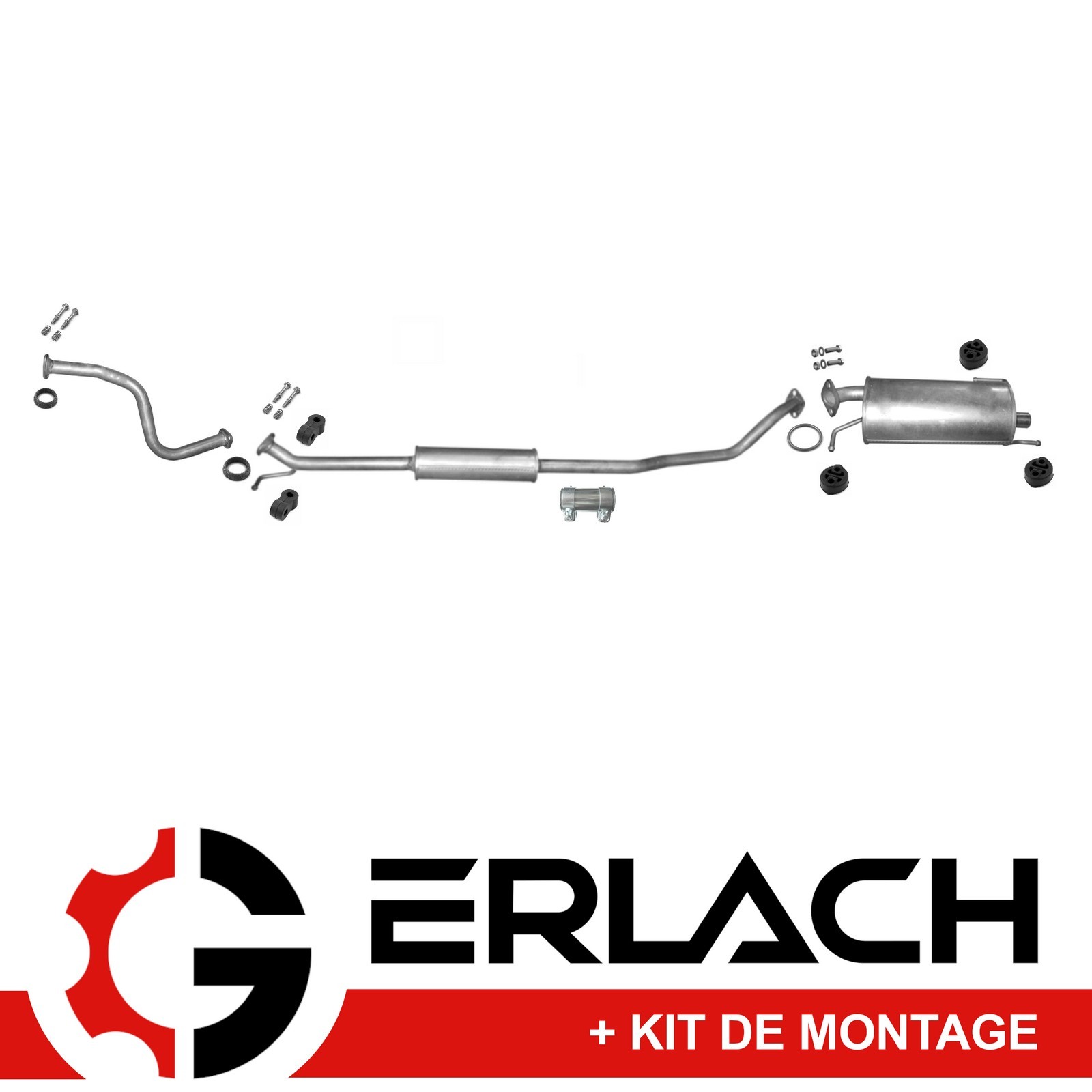 Silencieux échappement Opel Agila B atténuateur de bruit performant pour moteur Suzuki Splash 1.2