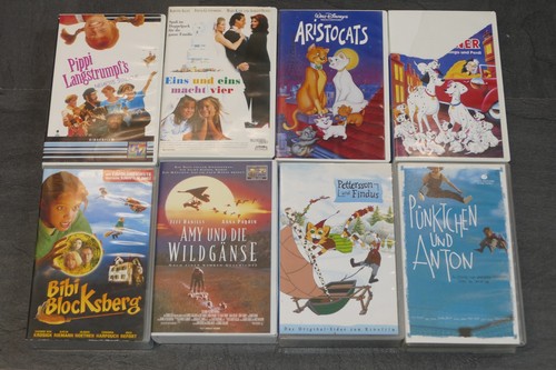 VHS Kassetten Paket 23 Stück Konvolut Hauptsächlich Kinder Videos - Bild 2 von 3