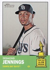 2012 Topps Heritage #195 Desmond Jennings