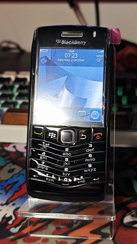 BlackBerry 9105 Pearl Black Mai Usato - Immagine 2 di 4