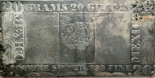 Silver Mint 20 Gram Silver Bar Ingot Bullion