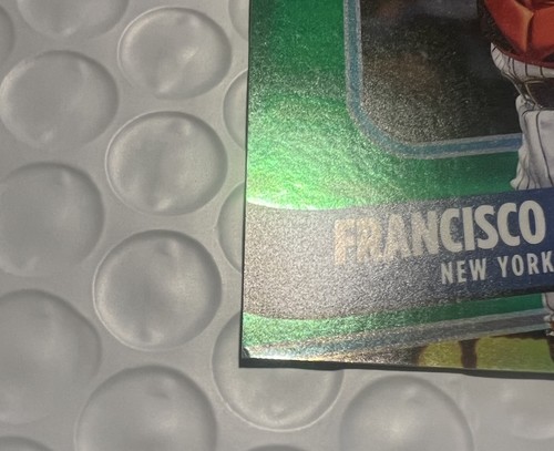 2024 Topps Big League Wrapper Green Foil WR49 Francisco Alvarez /99 - METS - Bild 5 von 6
