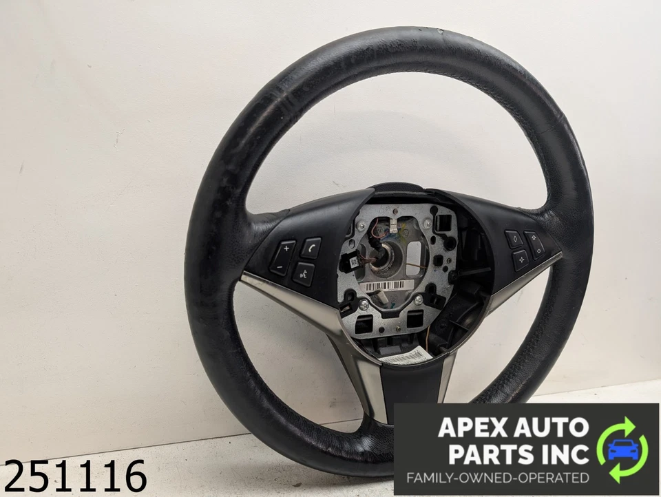 OEM 2007 BMW 550i 4.8L Steering Wheel Leather — 第 2/4 张图片