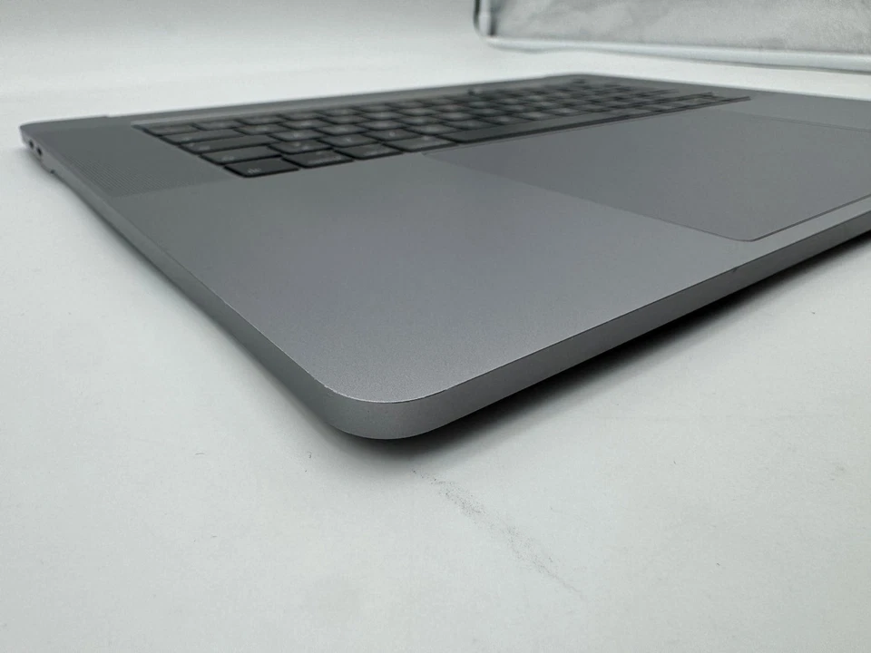 Macbook Pro 15" 2018 2019 A1990 QWERTZ Topcase Trackpad Tastatur Grau #T977 - Bild 2 von 4