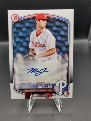 2025 Bowman - Paper Prospect Retail Autographs Mick Abel #BPA-MA (AU, RC)