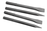 4X Sds Max MeißElset 250 Mm SpitzmeißEl + FlachmeißEl