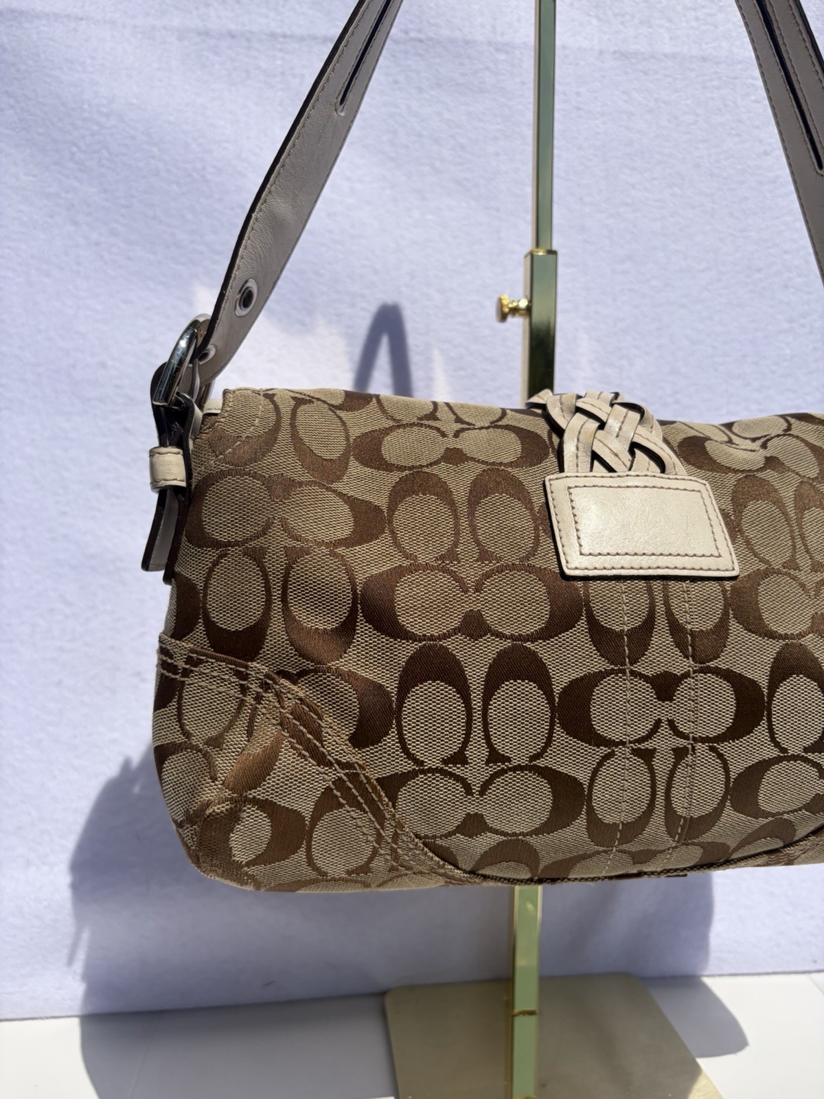 Y2K Coach Soho Signature Flap Bag Style (6314) - Gem