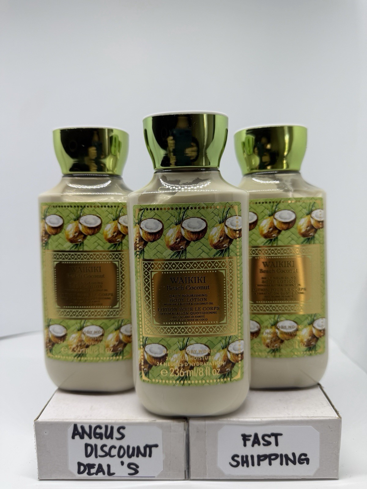 Bath & Body Works WAIKIKI BEACH COCONUT Daily Nourishing Bod