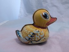 VTG Lehmann Tin Litho Friction Toy Duck Paak-Paak 903 Made in W Germany D Patent