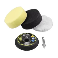 Buffing & Polishing Drill Attachment Set (4‑Piece) – Compact Shine Kit