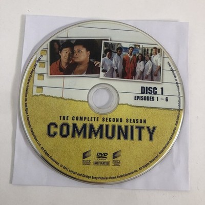 Community Season 2 2010 - DISC 1 Only - Replacement DVD Disc