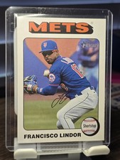 2024 Topps Heritage #117 Francisco Lindor White Border