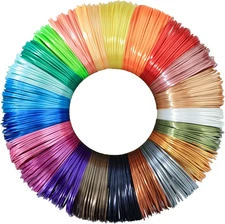 22 Colors 1.75Mm Silk Shiny PLA 3D Filament Refill, Each Color 4M, Total 88M Sil