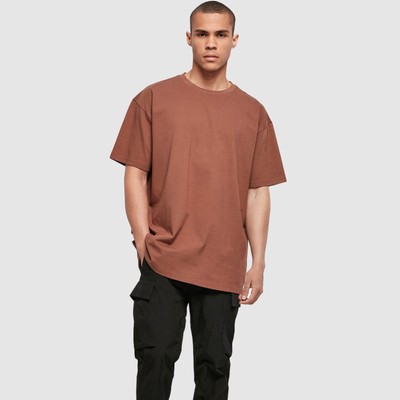 Herren Heavy Oversize T-Shirt Kurzarm 100% Baumwolle Geschenk Casual Fit Uni Top
