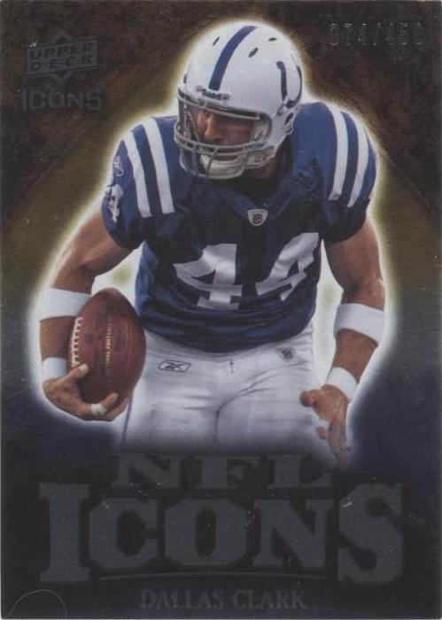 2009 Upper Deck Icons Dallas Clark #IC-DC - 1 of 2
