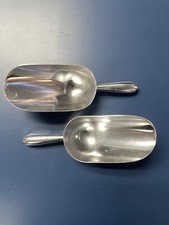 2x Aluminum Scoops 5OZ For Ice/Dry Goods/Candy Metal BRAND NEW Pair