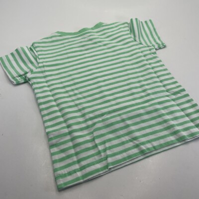 Primary Baby Stripe Tee Clover White Stripe 6-12M | eBay