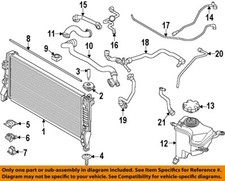 BMW OEM 16-19 X1,X2 Cooling Radiator Components-Coolant Hose 17127646898