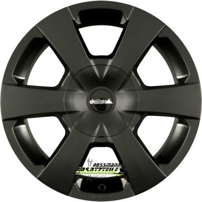 4x Delta 4X4 WP matt black 8.5x18 ET47.5 - LK5/127 ML71.6 Felge Alu