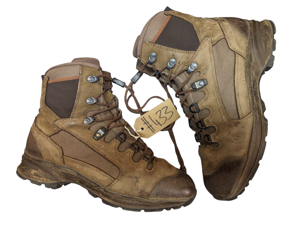 Haix Scout German Army Brown Leather GoreTex Vibram Sole Boots Size UK  #433