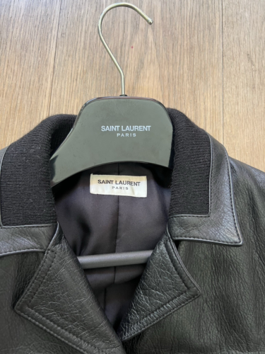 Saint Laurent Paris FW14 Leather Trapper Jacket - Sz46 - Picture 9 of 11