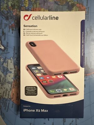 Schutz Hülle iPhone XS Max Case Cover Soft Touch Case Sensation Cellularline 593