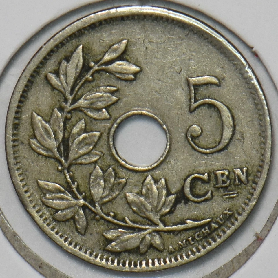 Belgium 1924 5 Centimes 151990 combine shipping - Image 2 of 2