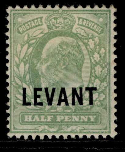 BRITISH LEVANT EDVII SG L1, ½d pale yellowish green, M MINT. - Picture 1 of 1
