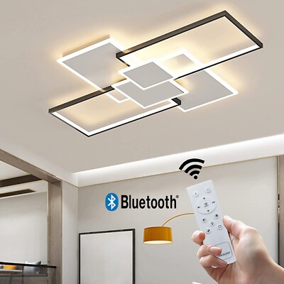 Fabas Luce Plafoniera Da Soffitto Moderna A LED Struttura In Metallo E Paralume In Vetro - Arangon LED - Foto 4