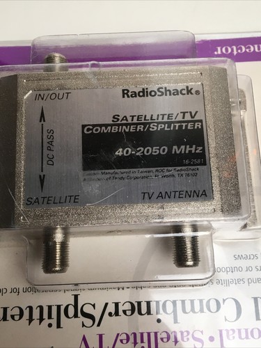 Radio Shack Satellite/TV Splitter/combiner model 16-2581 diplexer New - Picture 3 of 9