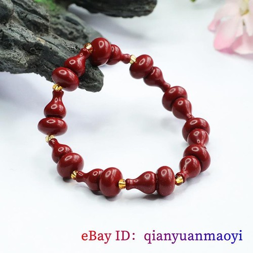 Zinnober Kürbis Armband Mode Natur Armband Energie Schmuck Feng Shui - Bild 6 von 8