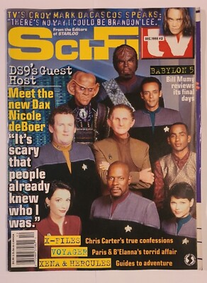 December 1998 SCI-FI TV Magazine #2 - Babylon 5, X-Files, XENA, DS9, CROW