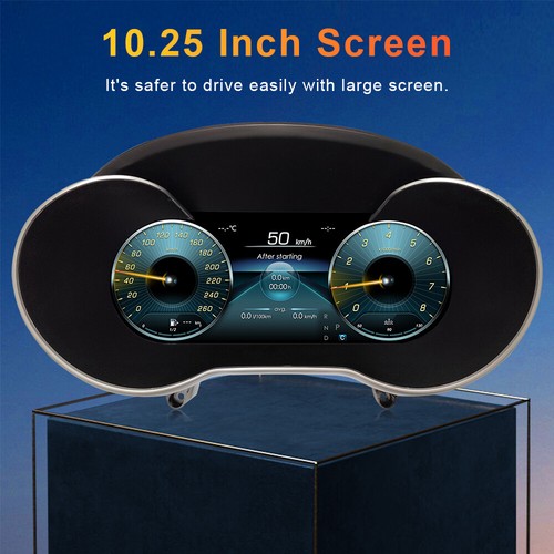 For Mercedes Benz C W205 GLC X253 2015-19 Car LCD Instrument Digital Dash Screen - Picture 10 of 11