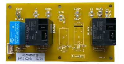 6871W1N012B LG Oven/Range Relay Control Board