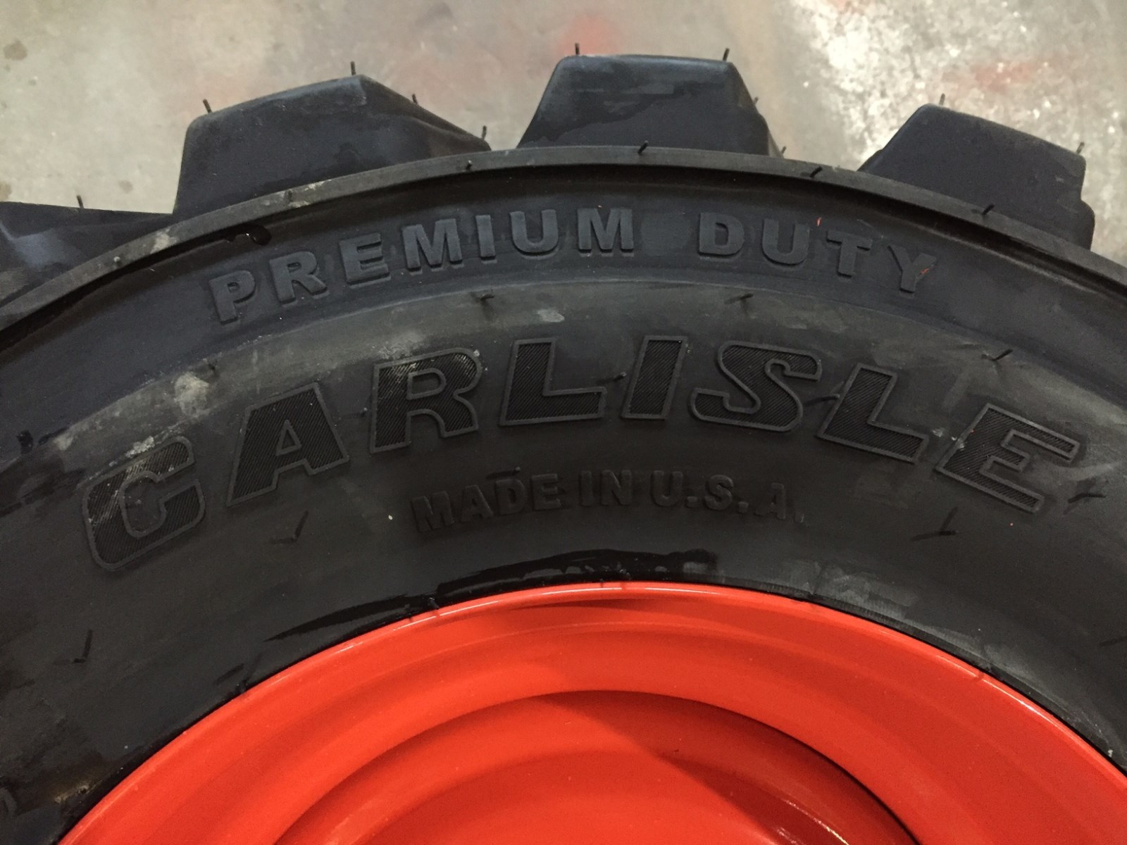 4 NEW 1216.5 Carlisle Guard Dog Tires Wheels/Rims for Bobcat12X16.5