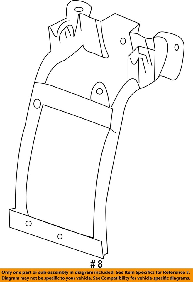 GM OEM 10-16 SRX Radiator Support Radiator Support-Lock Support ...