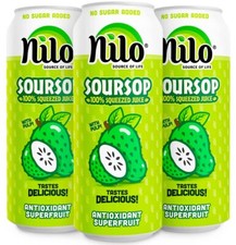 12PK NILO Soursop Juice 100 Real Guanabana Soursop Graviola NO Sugar added
