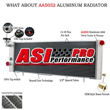 Aluminum Radiator For 1991-2000 Jeep Cherokee 4.0L Manual MT XJ 2.5L