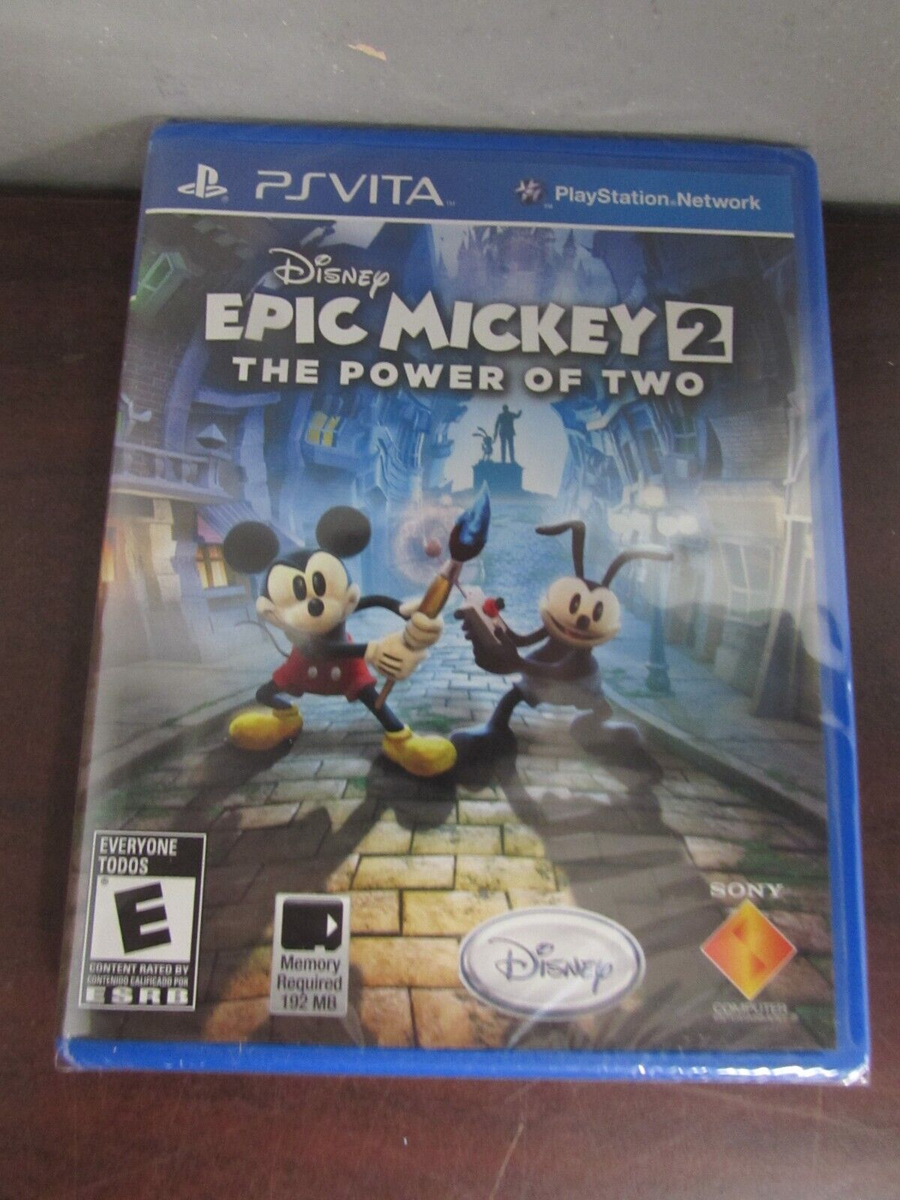 NEW PSVITA DISNEY EPIC MICKY 2 THE POWER OF TWO GAME (12F NEW PSVITA DISNEY EPIC MICKY 2 THE POWER OF TWO GAME (12F